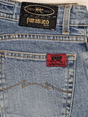 Vintage 90s/Y2K Parasuco Italian Bootcut Stretch Jeans-Womens 27x32-Blue-Retro